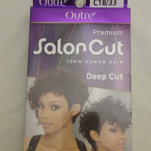 Outre Premium Salon Cut, Deep Cut 100% Human Hair C1B/33, NEW-Last ONE - Picture 2 of 5